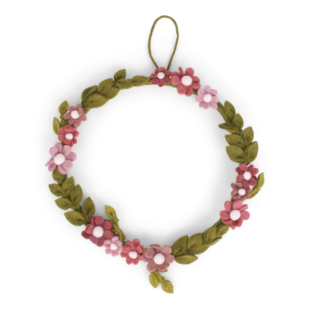 Felt Anemone Wreaths