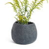 Aveva Design Rounded Wool Flower Pot