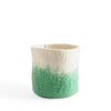 Aveva Design Wool Cylindrical Ombre Flower Pot