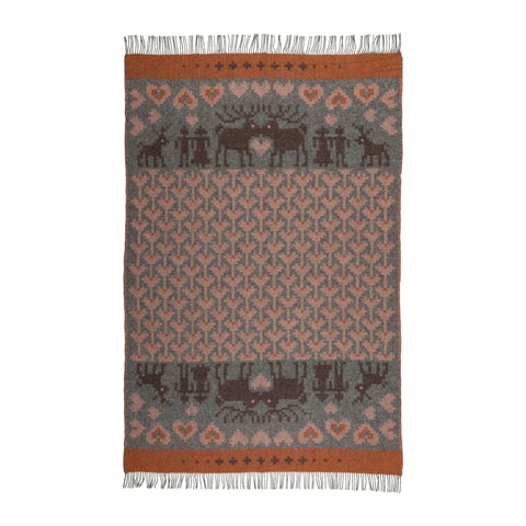 Fastfolk Pattern Wool Blanket By Ojbro Vantfabrik