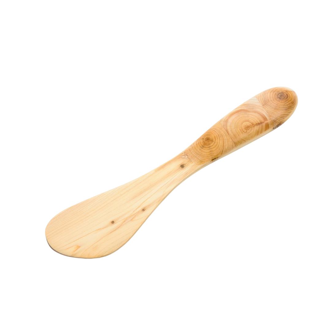 Swedish Wooden Cheese Knife Inlay