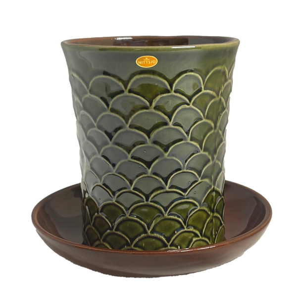 Flower Pot and Plate