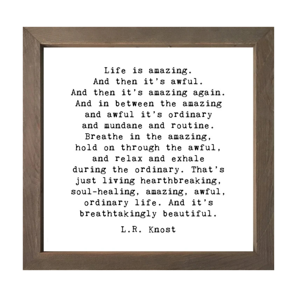 Framed Words Small