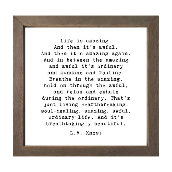 Framed Words Small