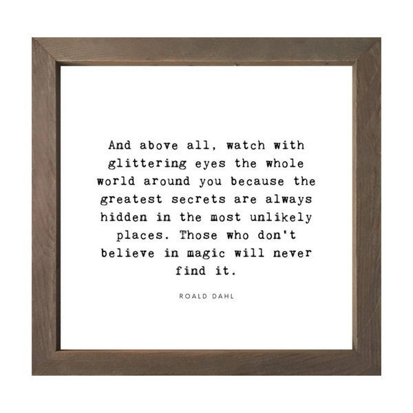 Framed Words Small