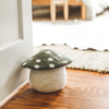 Felted Mushroom Door Stop