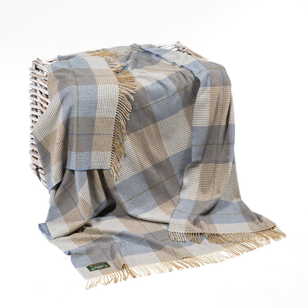 John Hanly & Co  Lambswool Throw