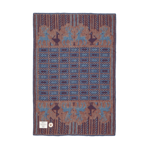 Scania Pattern Wool Blanket By Ojbro Vantfabrik