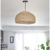 Large Rattan Pendant Light