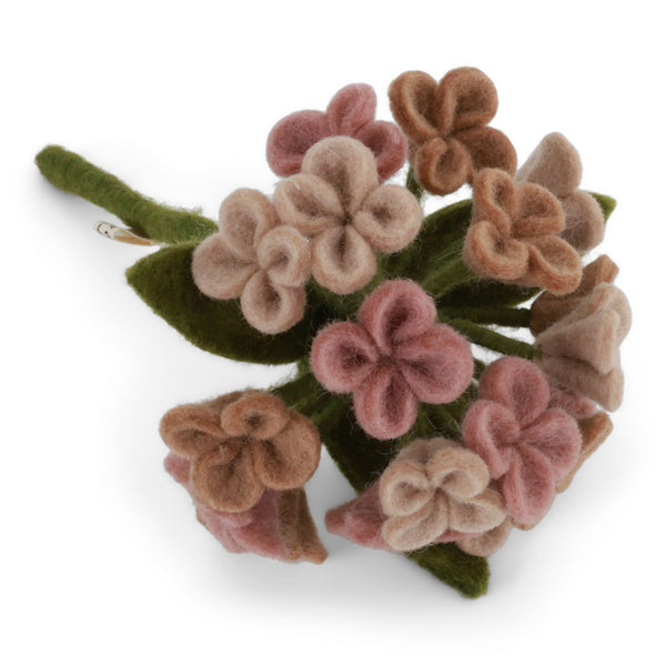 Felt Small Hydragea Flowers