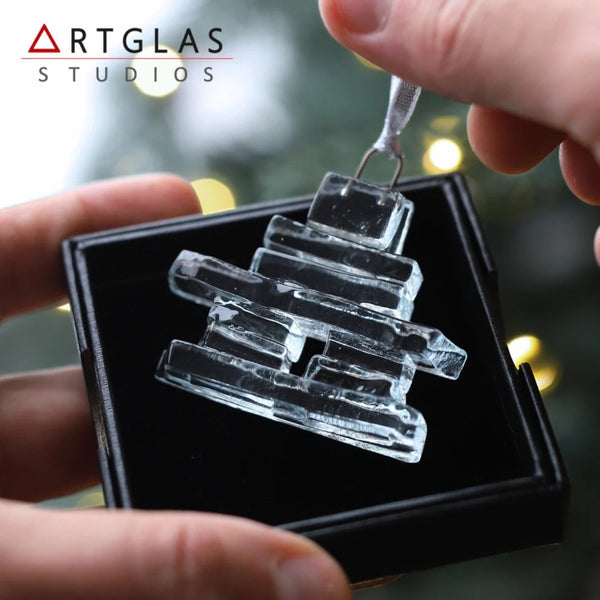 Inukshuk Glass Ornament