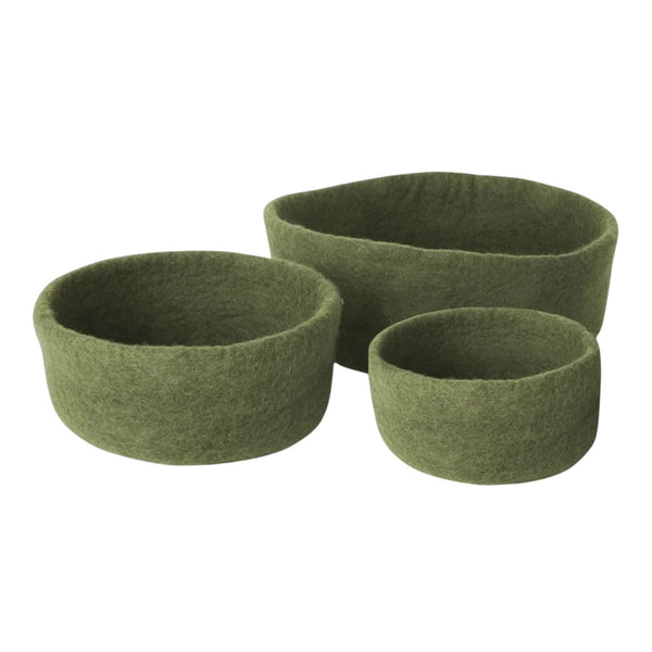 Felted Bowls - Straight Edge