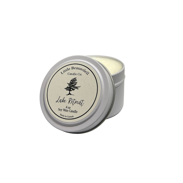 Little Beausoleil - Candle - White Tin - 4oz