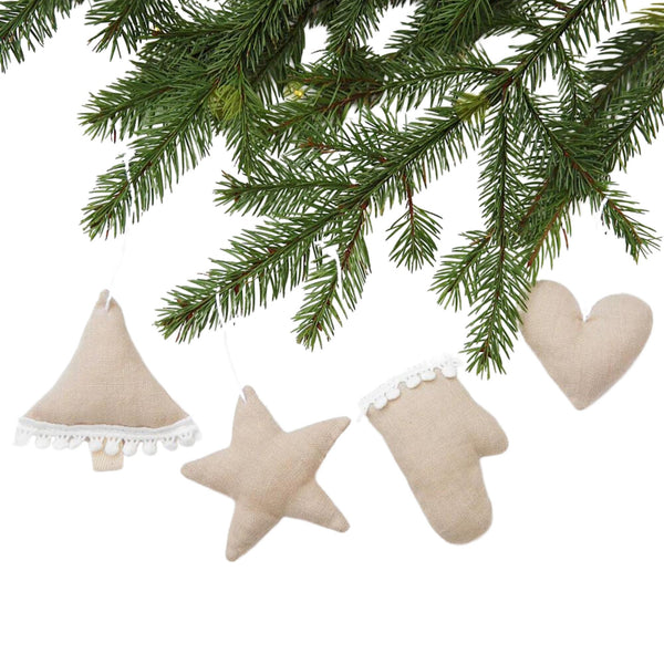 Felt Decoration set of 4