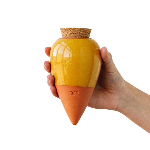 Planter Olla - Mustard Yellow