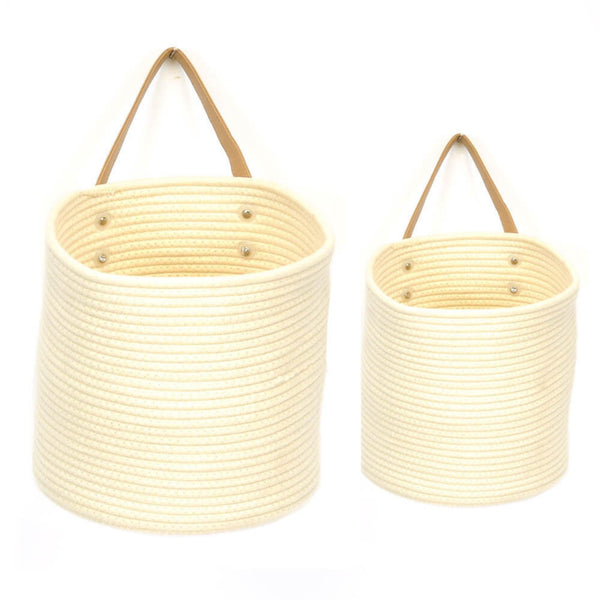 Round Cottton Hanging Basket