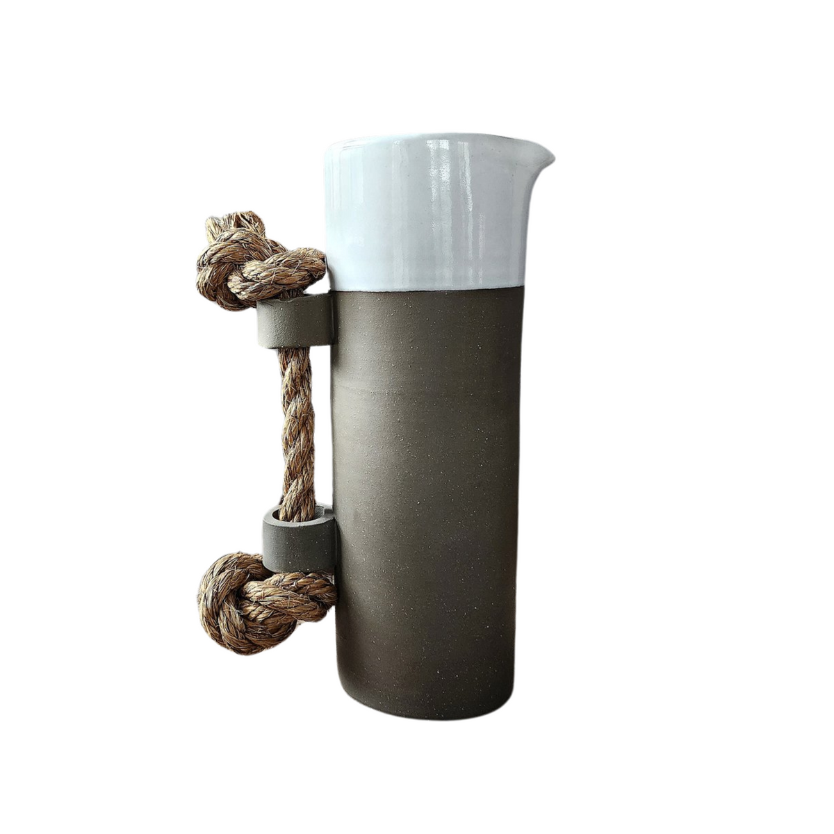 Pitcher with Manilla Rope Handle- Grey – Heirloom 142