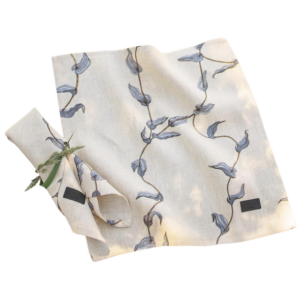 SjöÄng - ÄlvBlå Linen Napkins - Set of 2