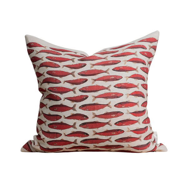 SillStim - FjärdRöd Linen Cushion - 20"x20"