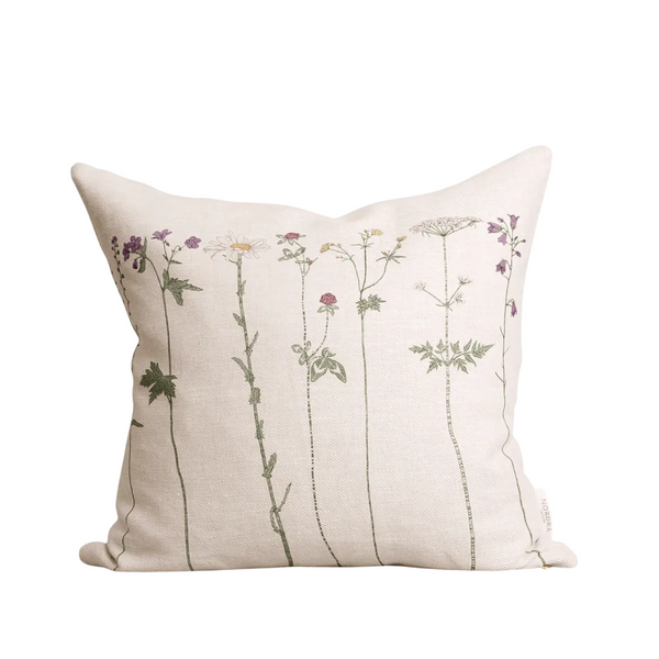 SommarBlomster LinKalk Linen Cushion - 20"x20"