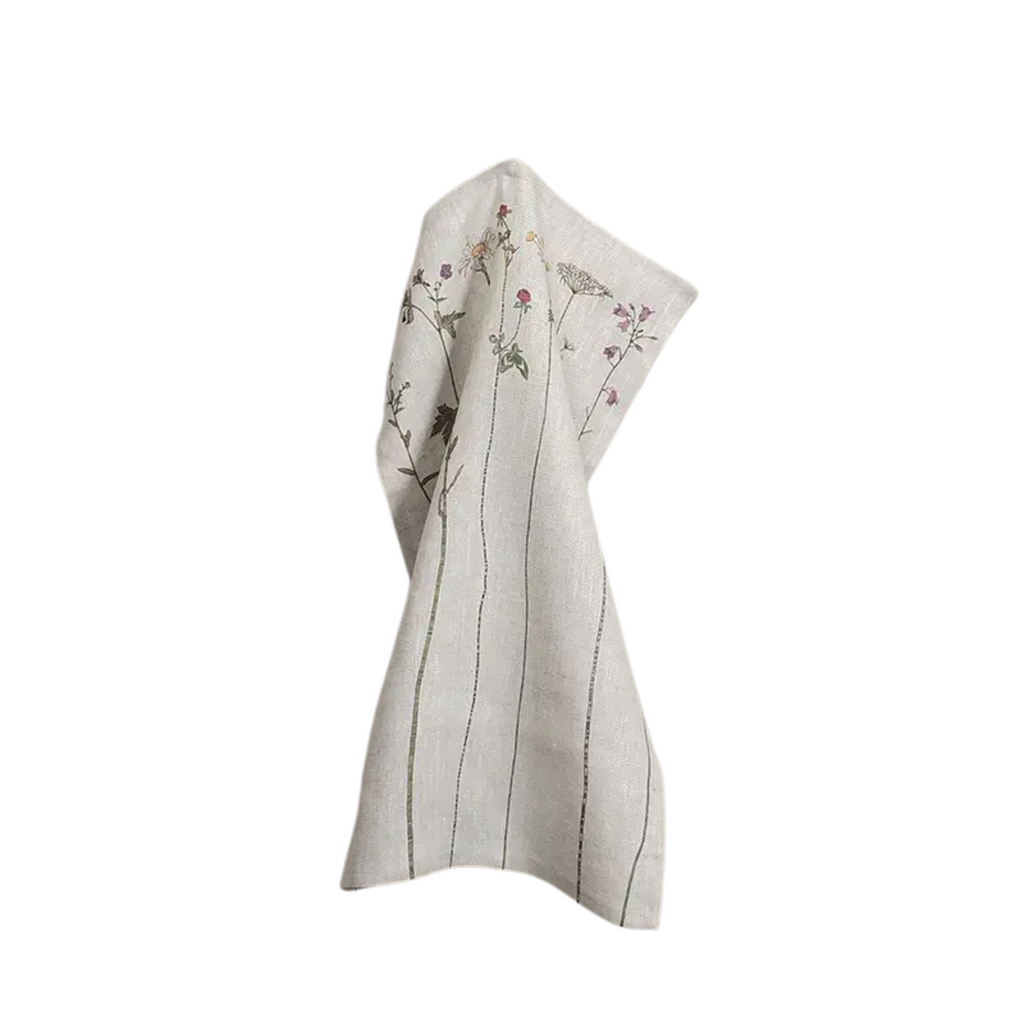SommarBlomster - LinKalk Kitchen Towel