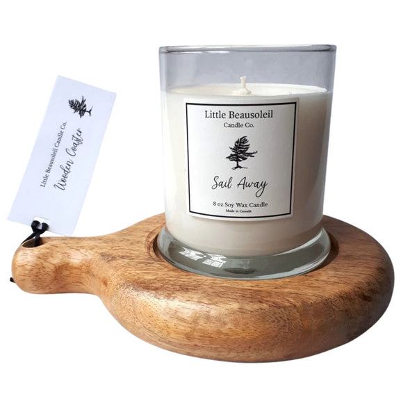 Little Beausoleil - Wooden Coaster - Natural