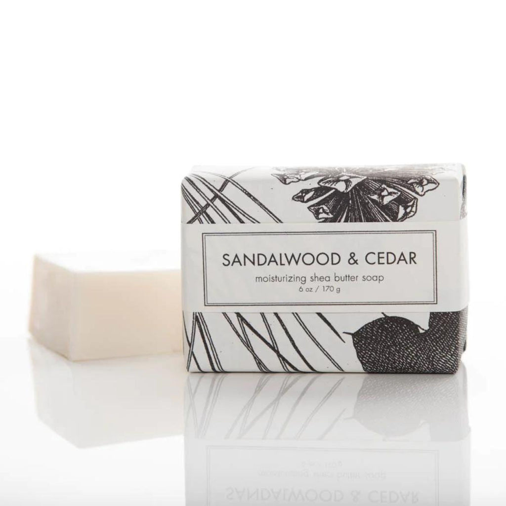 Sandalwood & Cedar- Shea Butter Bar Soap