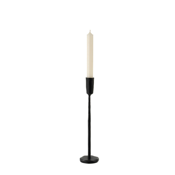 Luna Forged Candlestick - Black