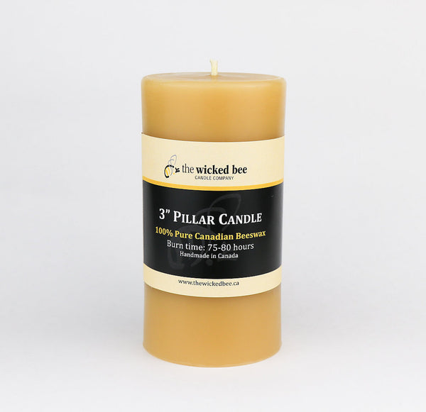 Pillar Candles 100% beeswax