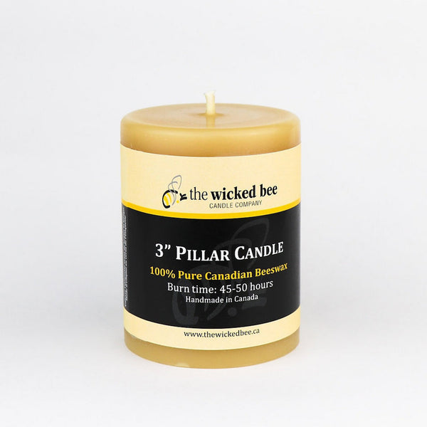 Pillar Candles 100% beeswax