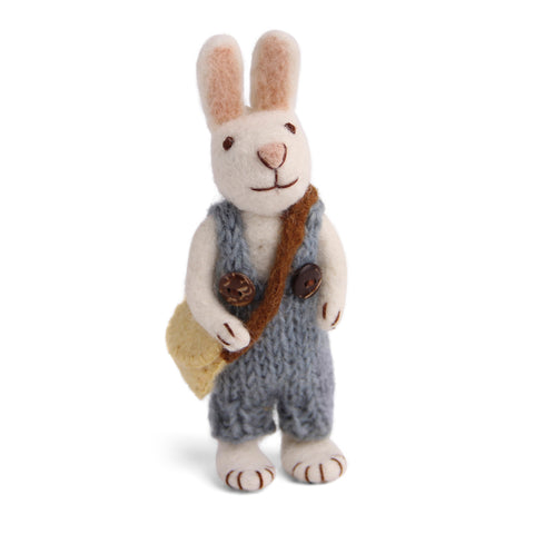 Felted Bunny with Clothes