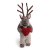 Small Felted Deer with Clothes