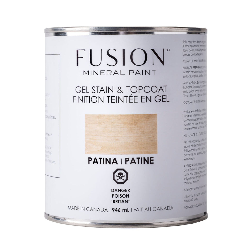 Fusion Gel Stain & Topcoat - 946 mL - 4 colours