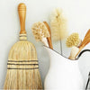 Rice Straw Hand Broom with Wooden Handle