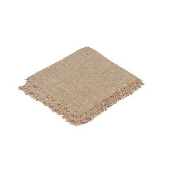 Axlings Sweden Burlap Fringe Linen Napkins