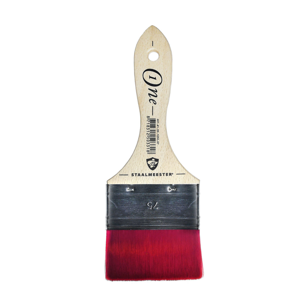 Staalmeester Ultimate One Series 1050 - Flat Synthetic Spalter Brush