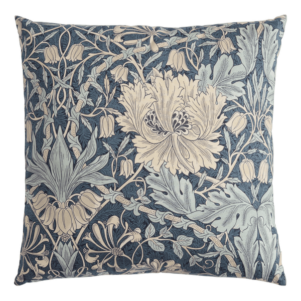 Morris & Co. Pillow - 20x20 - Honeysuckle & Tulip Indigo