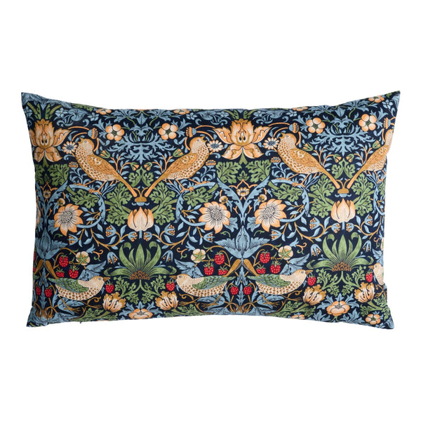 Morris & Co. Pillow - 20x13 - Strawberry Thief Blue