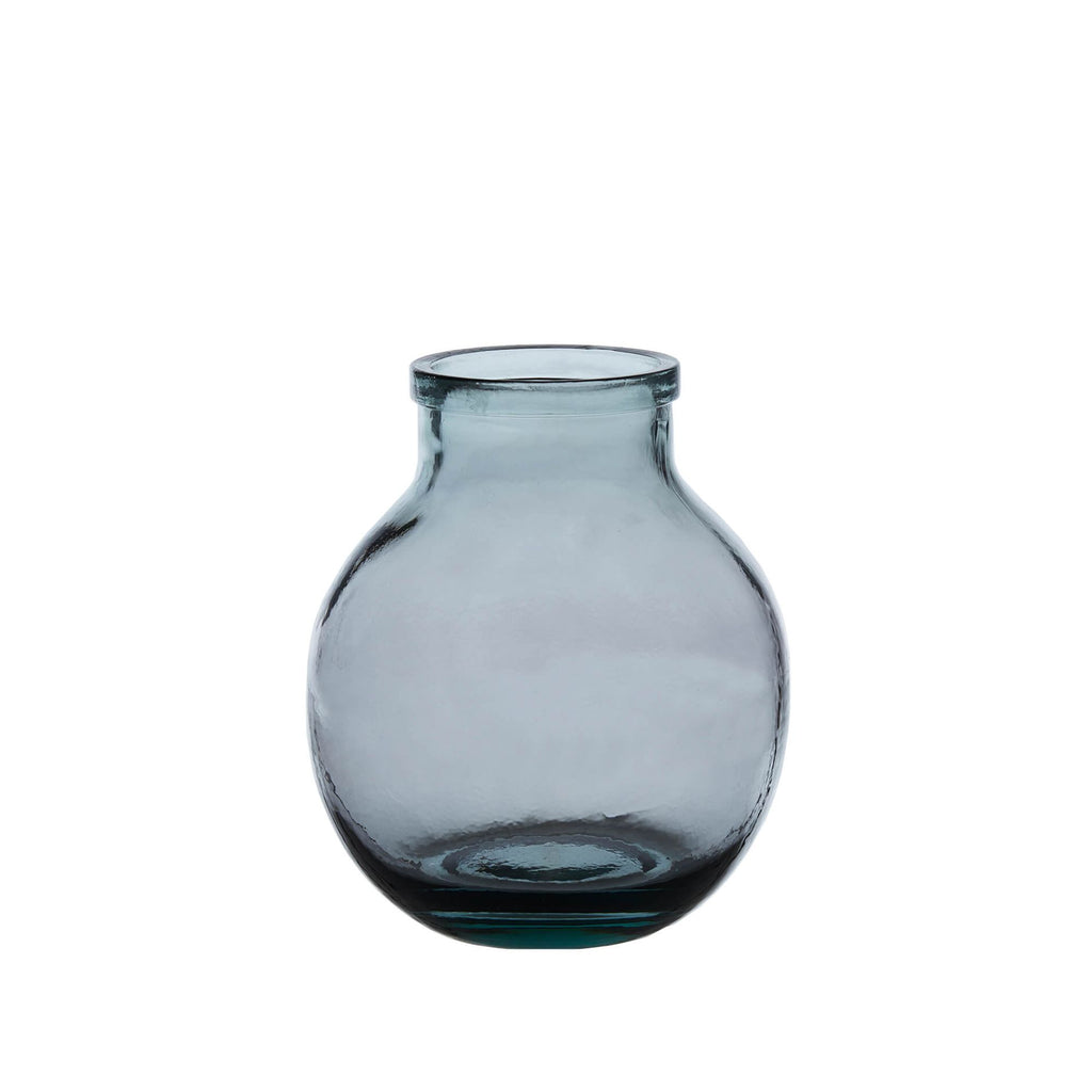 Barcelona Recycled Glass Vase - Mauve Taupe