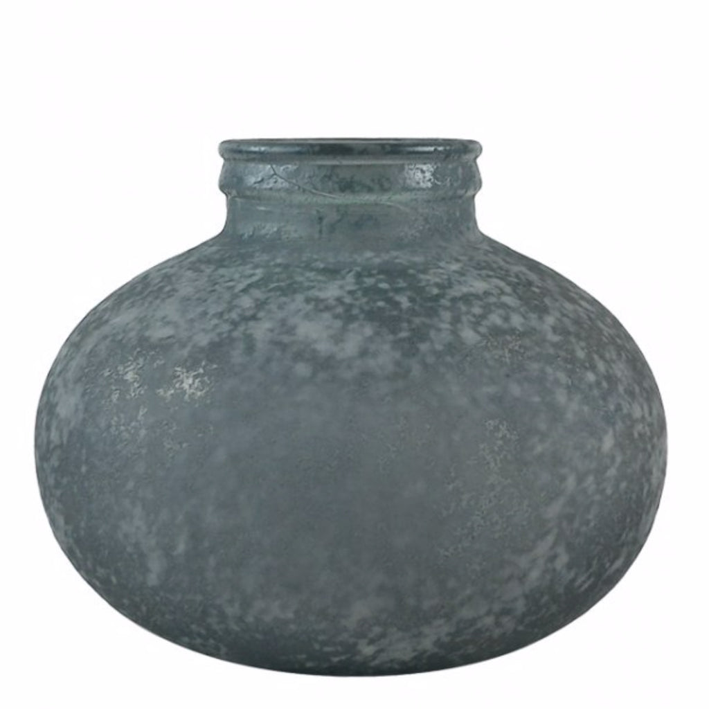 Recycled Glass Handmade Palma Vase by Lübech Living